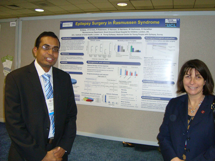 Dr-Nitish-Vora-with-Prof-Helen-Cross-at-AES-2011